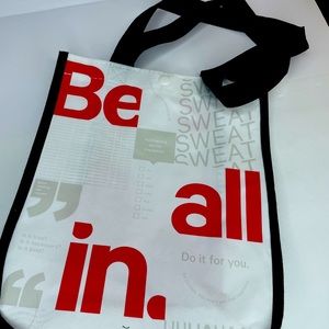 Lululemon reusable shopping tote
